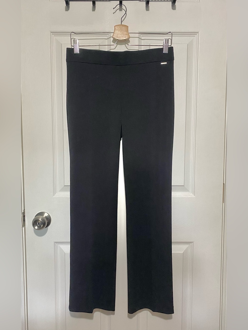 89th & Madison Black Straight-Leg Pants